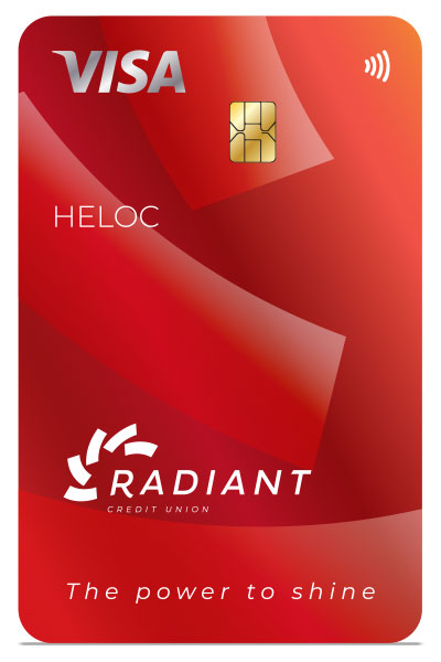 Radiant Credit Union HELOC Credit Card