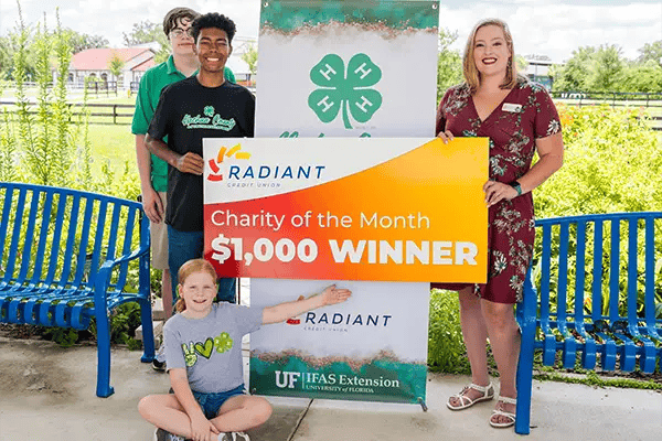 Alachua County 4H - Radiant's July 2025 Charity of the Month Winner