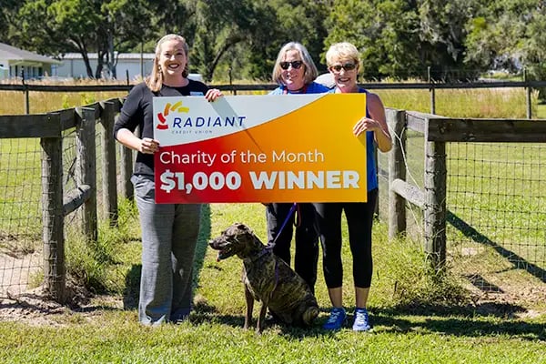 Williston Animal Group - Radiant's October 2025 Charity of the Month Winner