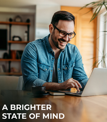 man using laptop