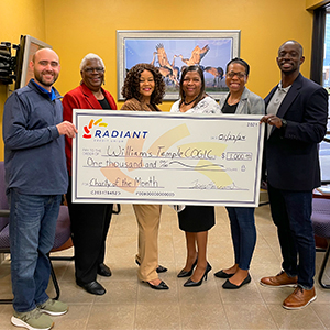 presenting  January Charity of the month check 
