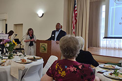 Adonis speaking at Power of the Purse Event