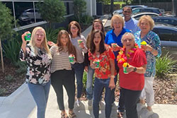 Employees with Kona Ice