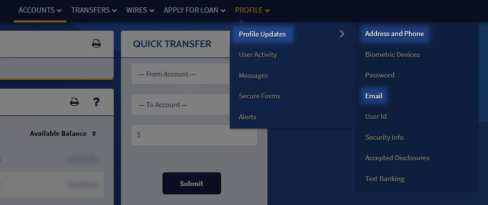 Profile Screenshot