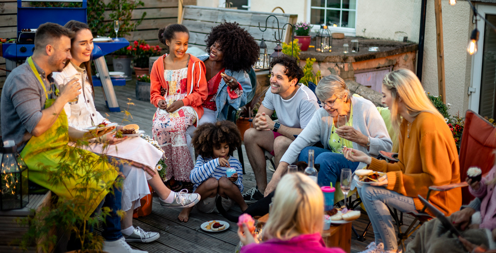 neighbors having a get-together